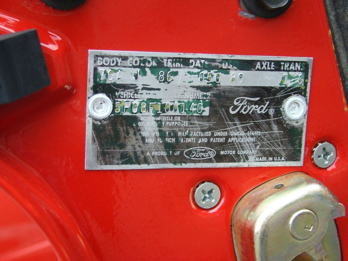 1964 Red/White Ford Mustang Convertible