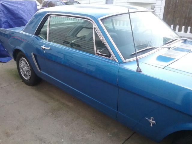 1964 Blue and White  Ford Mustang