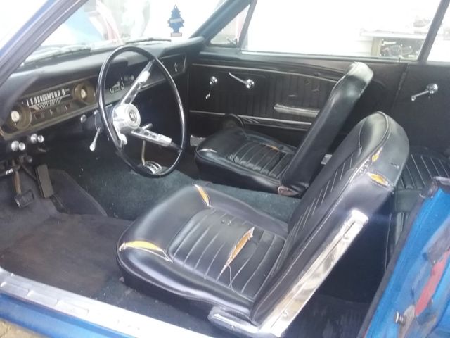 1964 Blue and White  Ford Mustang