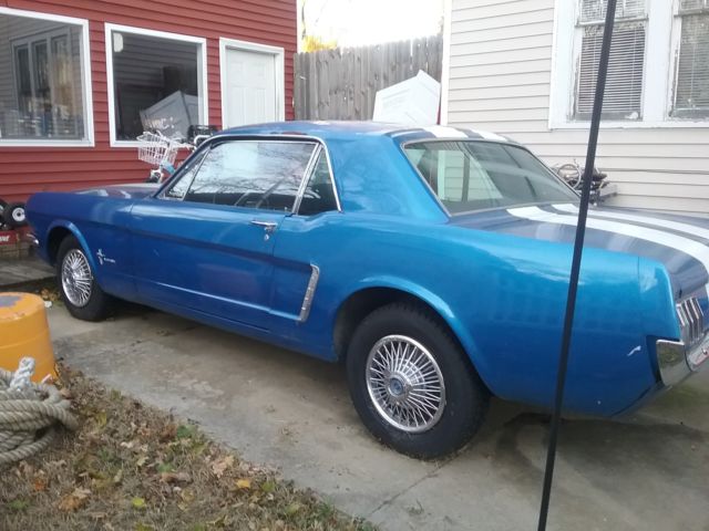 1964 Blue and White  Ford Mustang