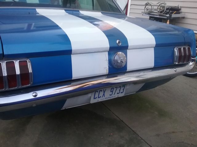 1964 Blue and White  Ford Mustang