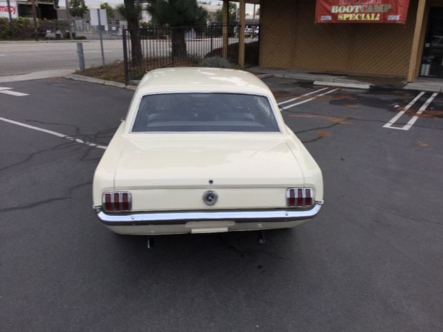 1965 White Ford Mustang Coupe