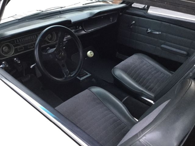 1965 White Ford Mustang Coupe