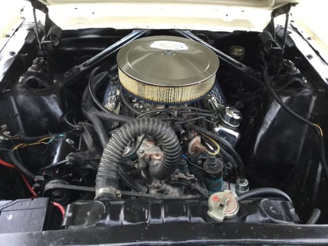 1965 White Ford Mustang Coupe