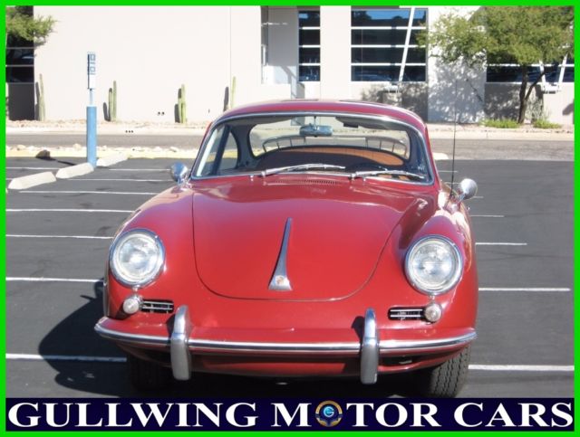 1964 Red Porsche 356 Coupe