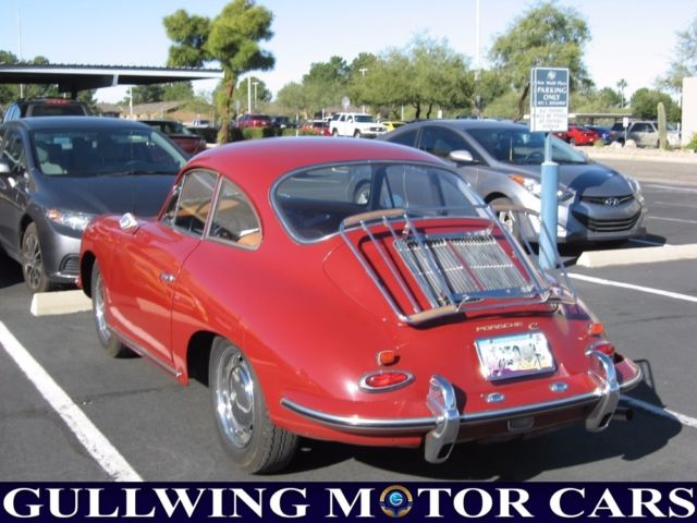 1964 Red Porsche 356 Coupe