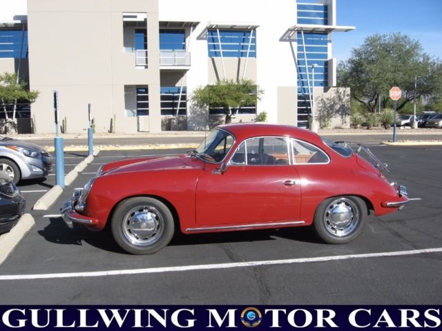 1964 Red Porsche 356 Coupe