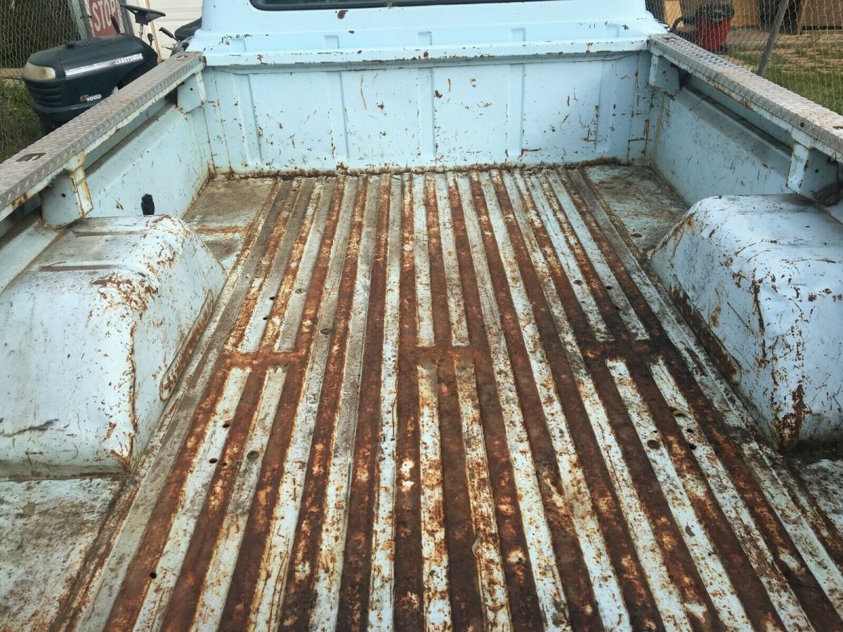 1966 Blue Ford F-100 Standard Cab Pickup