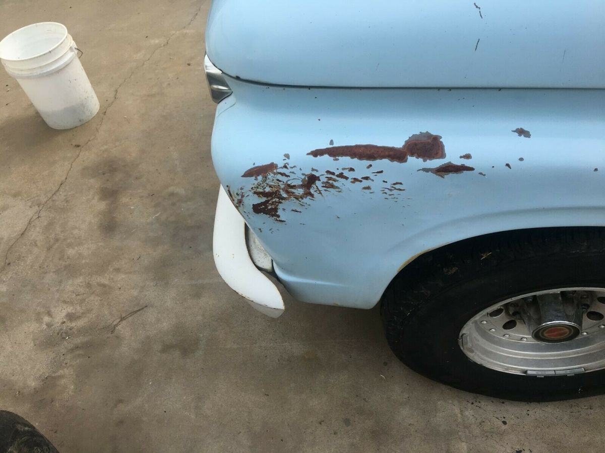 1966 Blue Ford F-100 Standard Cab Pickup