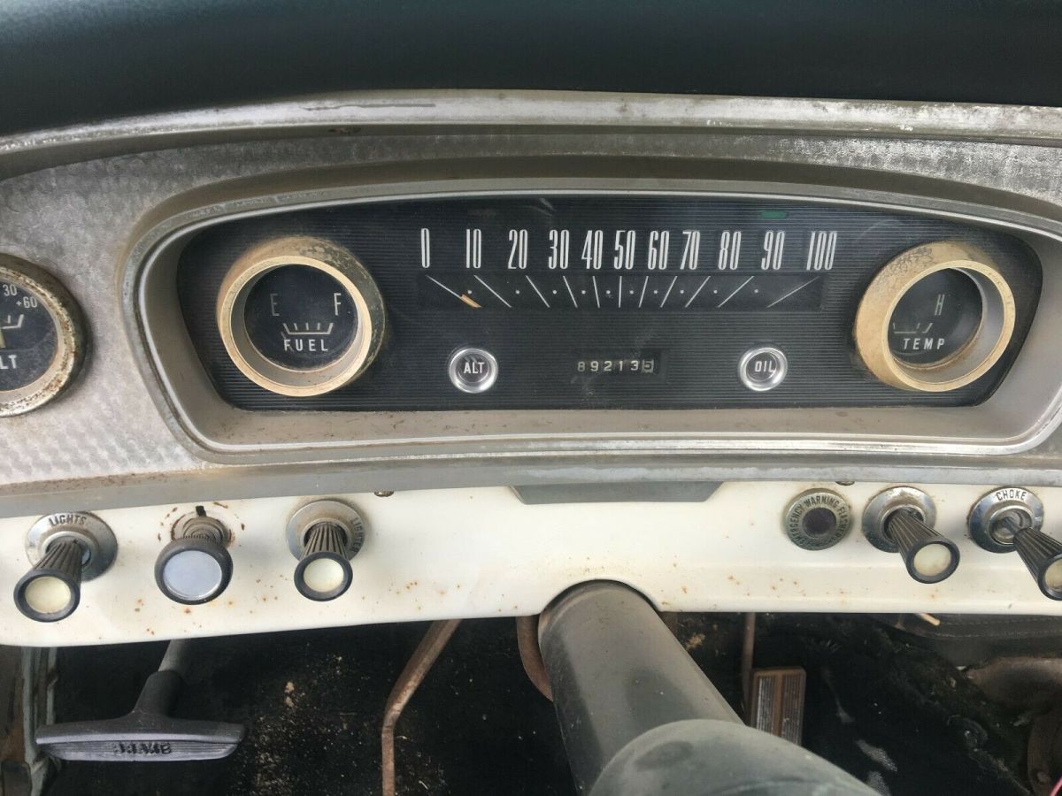 1966 Blue Ford F-100 Standard Cab Pickup