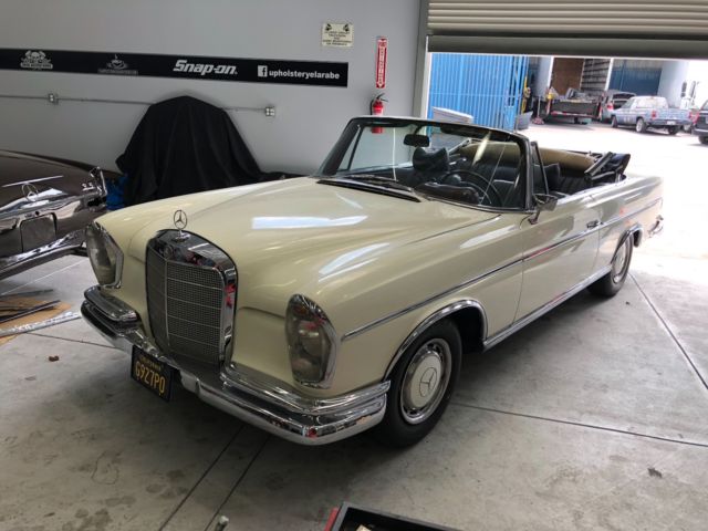 1964 White Mercedes-Benz 200-Series Convertible