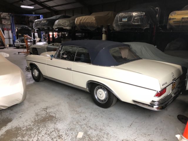 1964 White Mercedes-Benz 200-Series Convertible