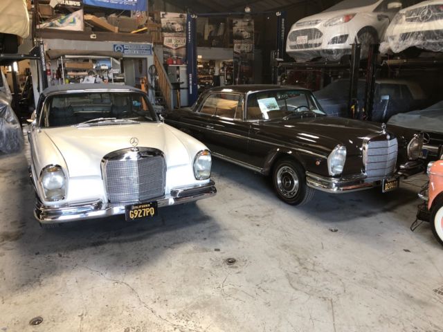 1964 White Mercedes-Benz 200-Series Convertible