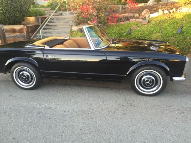 1964 Black Mercedes-Benz SL-Class Convertible