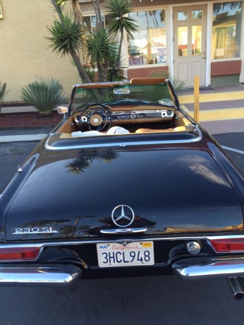 1964 Black Mercedes-Benz SL-Class Convertible