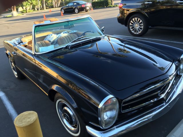 1964 Black Mercedes-Benz SL-Class Convertible