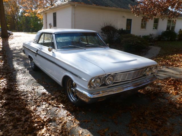 1964 White Ford Fairlane Coupe