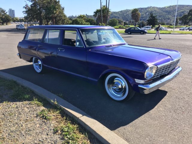 1964 Purple Chevrolet Nova Wagon