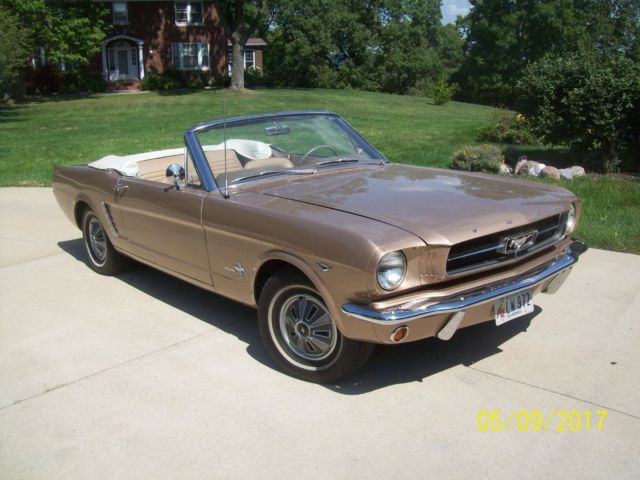 1964 Tan Ford Mustang Convertible