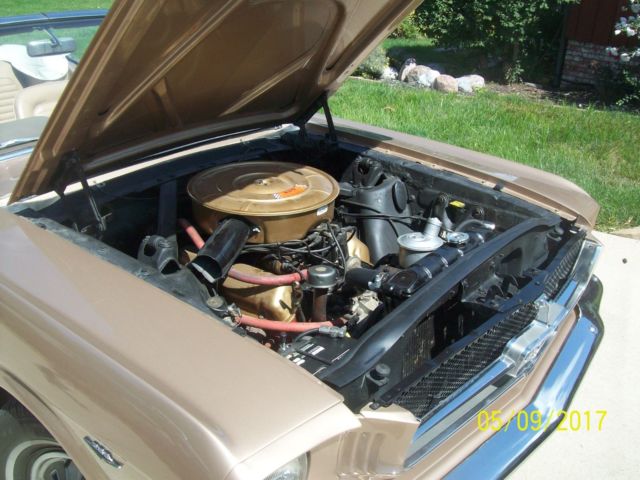 1964 Tan Ford Mustang Convertible