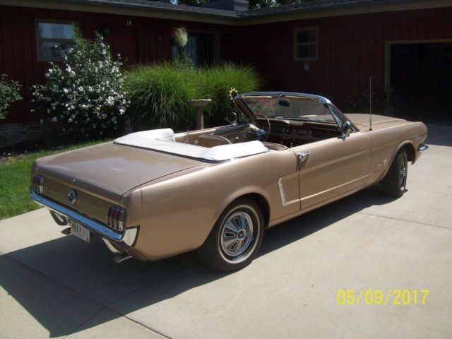 1964 Tan Ford Mustang Convertible