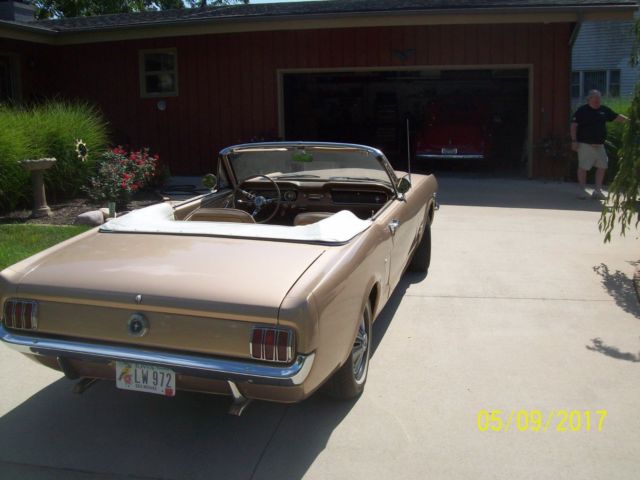 1964 Tan Ford Mustang Convertible