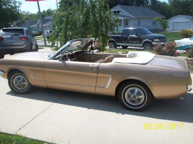 1964 Tan Ford Mustang Convertible