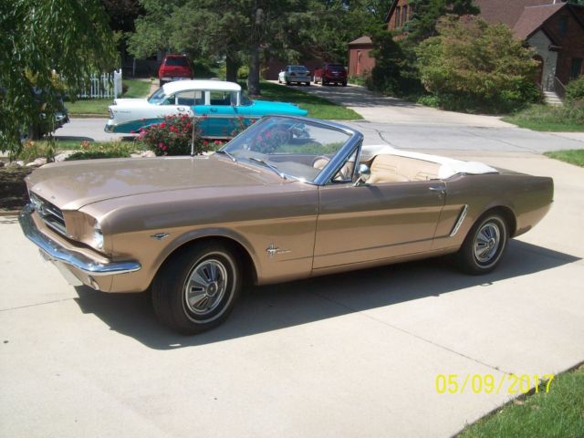 1964 Tan Ford Mustang Convertible