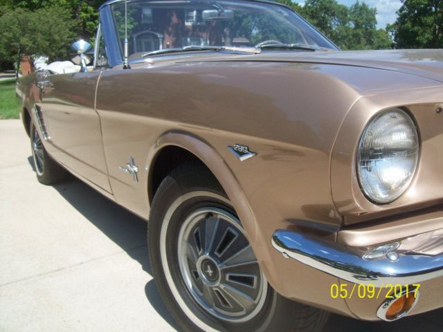 1964 Tan Ford Mustang Convertible