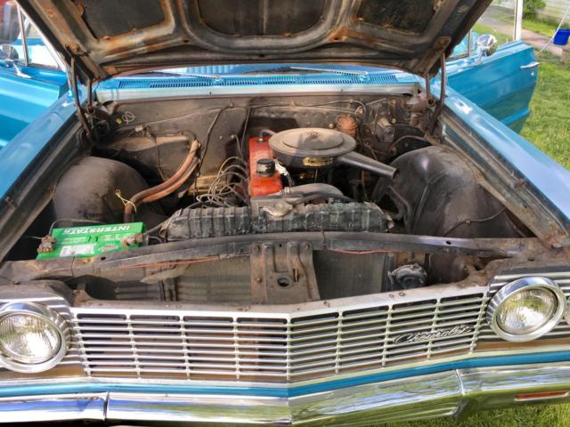 1964 Blue Chevrolet Bel Air/150/210 Sedan