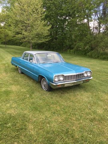 1964 Blue Chevrolet Bel Air/150/210 Sedan