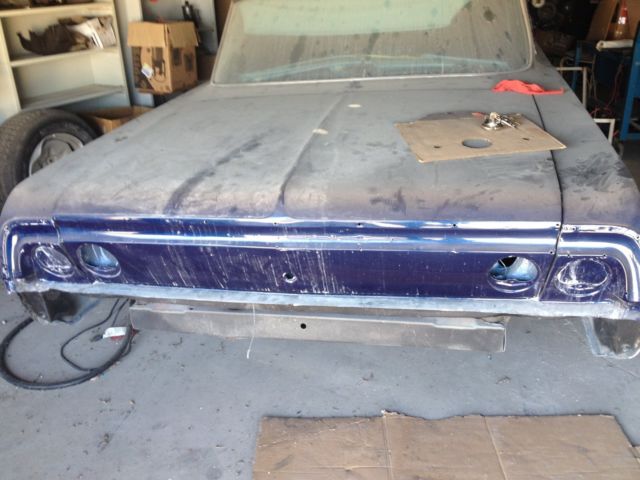 1964 teal blue Chevrolet Bel Air/150/210 sedan