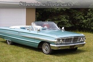 1964 Blue Ford Galaxie Convertible
