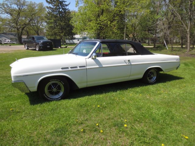 1964 White Buick Special Convertible