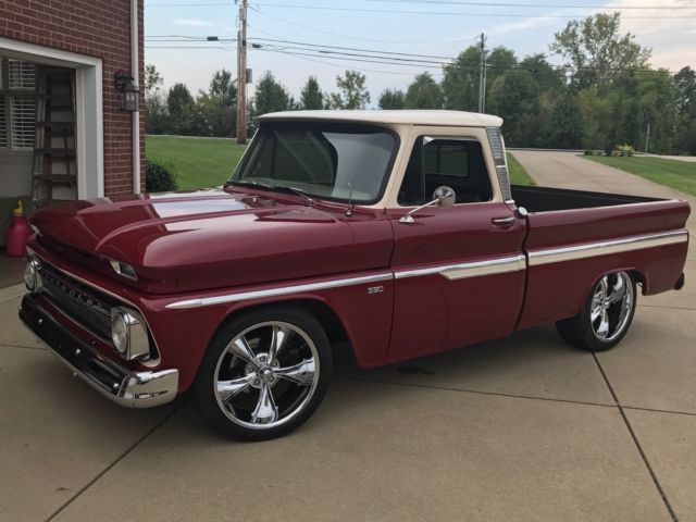 1964 Burgundy Chevrolet C-10 Standard Cab Pickup