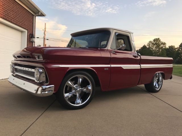 1964 Burgundy Chevrolet C-10 Standard Cab Pickup