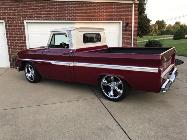 1964 Burgundy Chevrolet C-10 Standard Cab Pickup