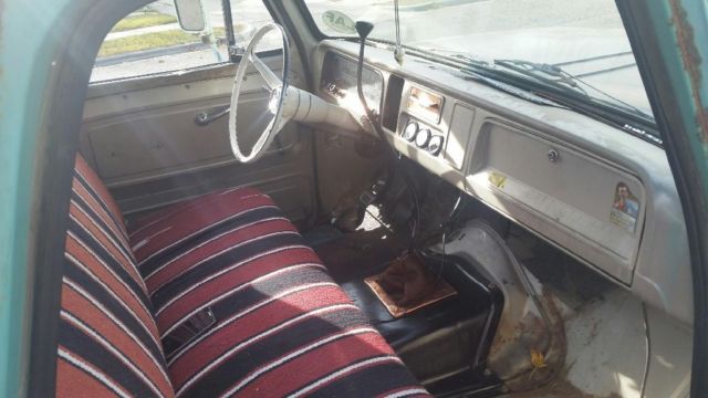 1964 green patina Chevrolet C-10 Standard Cab Pickup