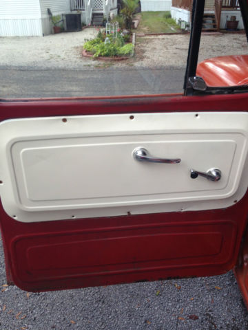 1964 Orange Chevrolet C-10 Standard Cab Pickup