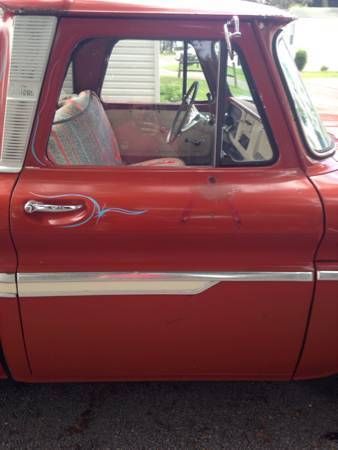 1964 Orange Chevrolet C-10 Standard Cab Pickup