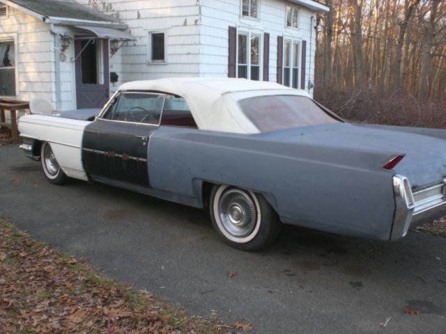 1964 Silver Cadillac DeVille Convertible