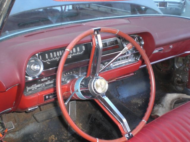 1964 Silver Cadillac DeVille Convertible