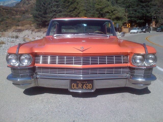 1964 Orange Cadillac DeVille Coupe