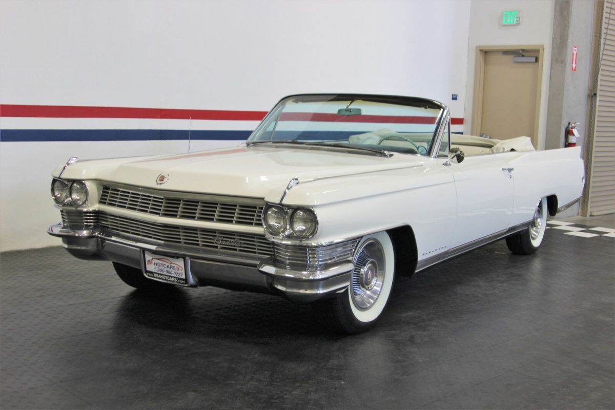 1964 White Cadillac Eldorado Convertible