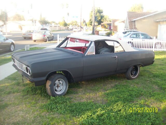 1964 Black Chevrolet Chevelle Convertible