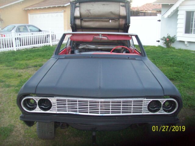 1964 Black Chevrolet Chevelle Convertible