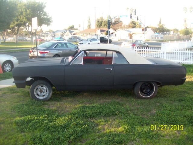 1964 Black Chevrolet Chevelle Convertible