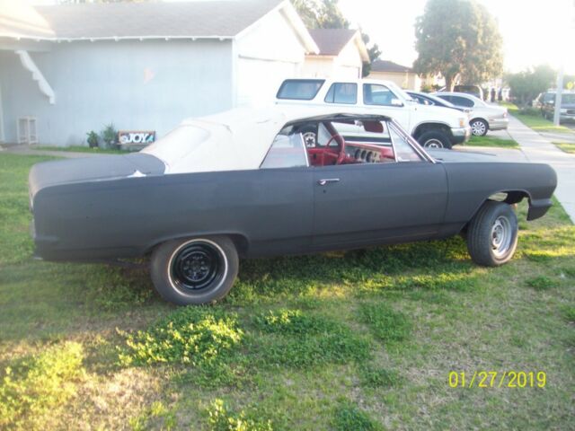 1964 Black Chevrolet Chevelle Convertible