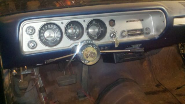 1964 Blue Chevrolet Chevelle Convertible