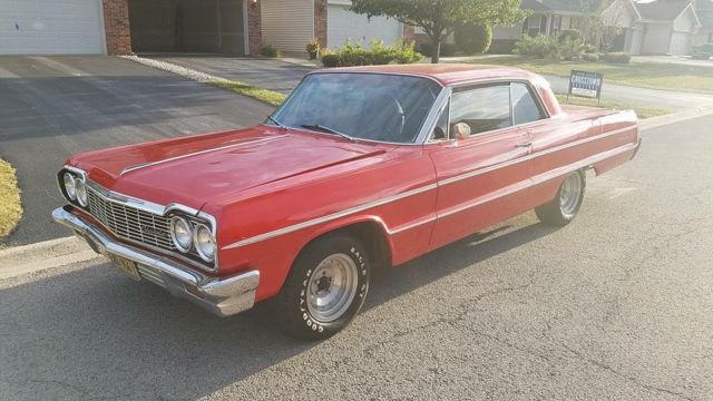 1964 Red Chevrolet Impala Coupe